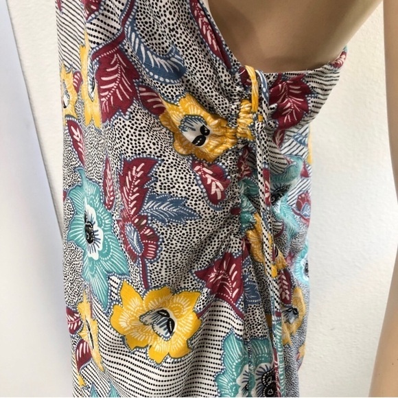 BCBGeneration Womens Sheath Dress Floral Print One Shoulder  Draped Size:6 - Picture 11 of 16